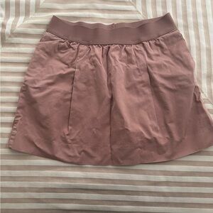 J. Crew Pink Bubble Mini Skirt with Pleats and Pockets